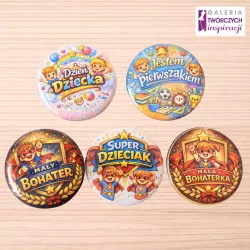 Dziecko - przypinka 56 mm