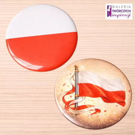 Polska - przypinka 56 mm