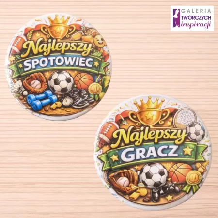 Sport - przypinka 56 mm