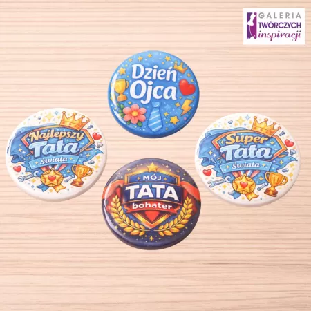 Tata - przypinka 56 mm