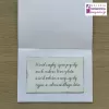 Kartka na rocznicę ślubu „Różowe róże i obrączki” - 10,5 x 15 cm
