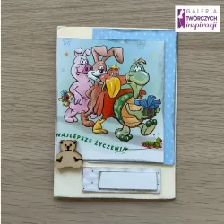 Kartka urodzinowa „Najlepsze Życzenia” – 10,5 x 15 cm