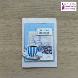 Kartka imieninowa „Spełnienia marzeń” - 15 na 10,5 cm