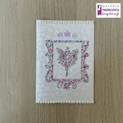 Kartka okolicznościowa „Kwiatowa wróżka” - 15 na 10,5 cm