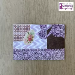 Kartka okolicznościowa „Koronkowa kompozycja” - 10,5 x 15 cm