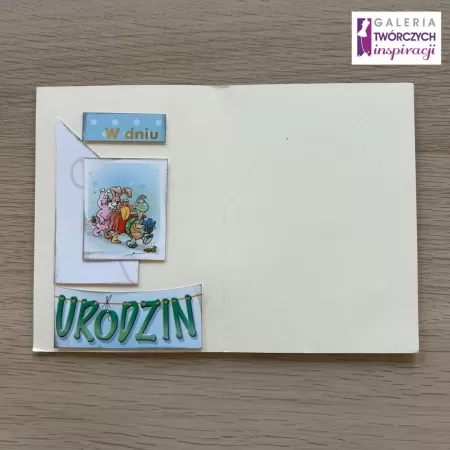 Kartka urodzinowa „Najlepsze Życzenia” – 10,5 x 15 cm