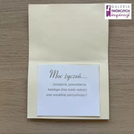 Kartka okolicznościowa „Wszystkiego Najlepszego” – 15 x 10,5 cm
