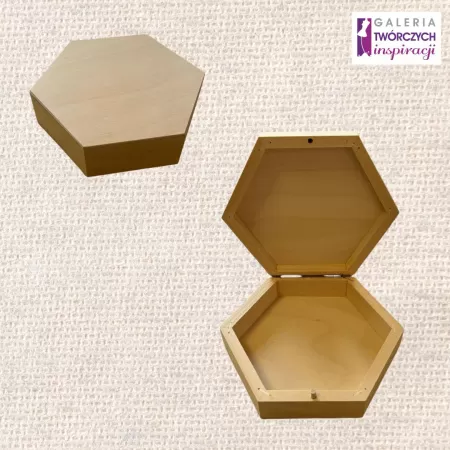 Drewniana szkatułka - 16 x 4